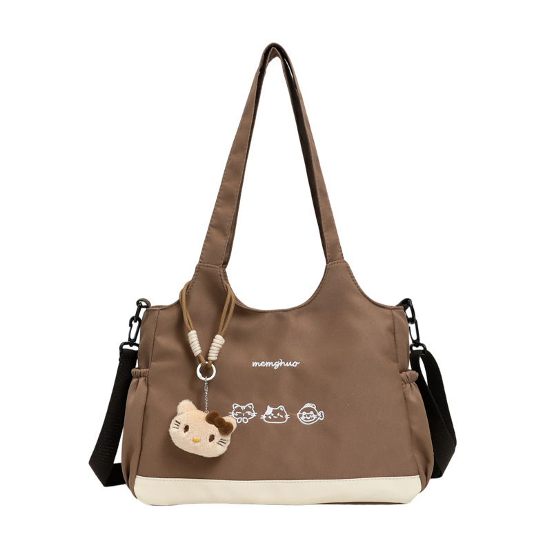 2026 nuevo lindo bolso de tote nicho de moda simple textura de viaje universal mujer gran capacidad mochila de hombro