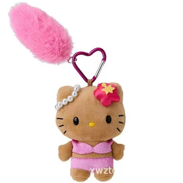 Плюшевый брелок (Sanrio) Hello Kitty, плюшевая кукла-талисман, размеры 10–16 см