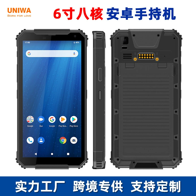 Прочный смартфон для использования за рубежом, совершенно новый, для активного отдыха, с большим экраном 6inch дюймов, IP68, восьмиядерный, с высокой яркостью, NFC, на базе Android.
