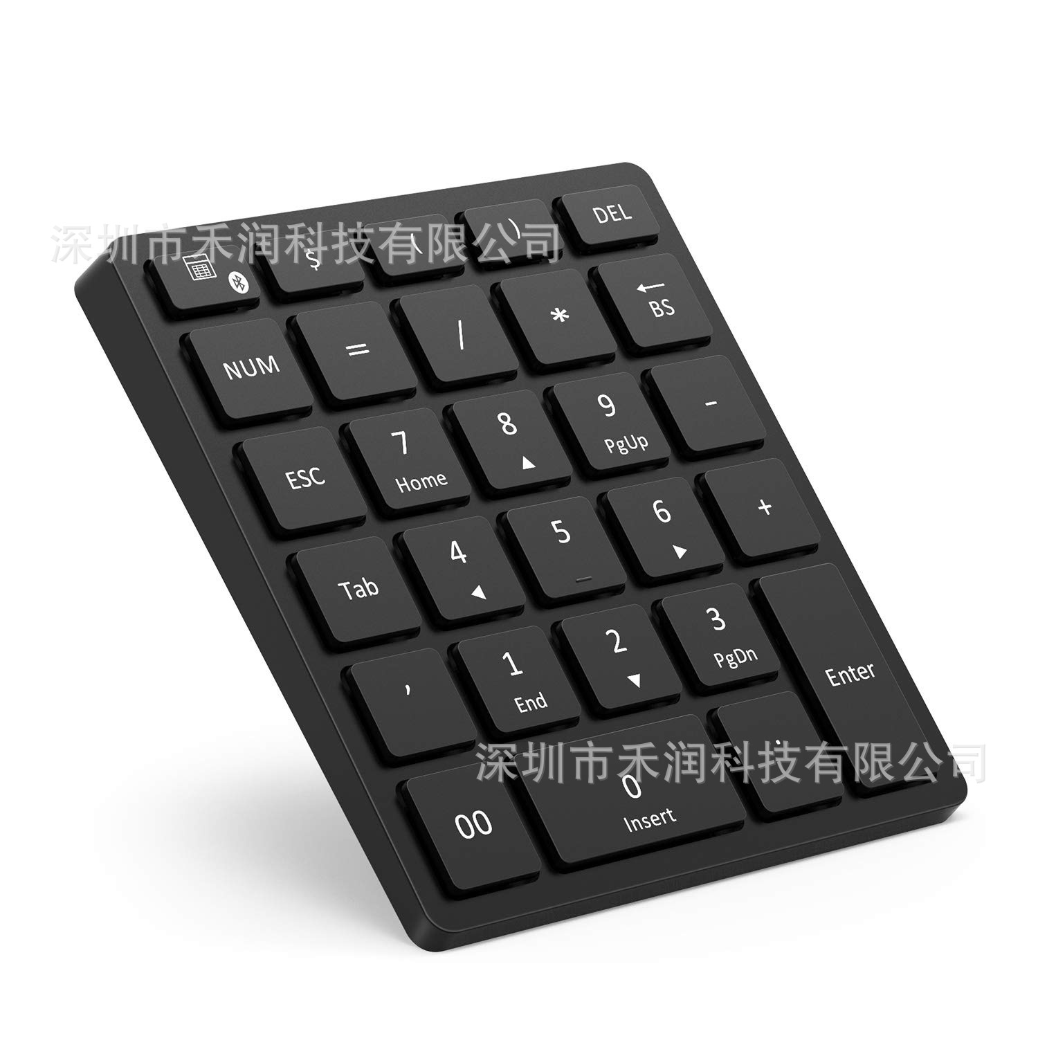28 keys rechargeable bluetooth wireless numeric keypad 2.4G numeric keypad bluetooth numeric keypad manufacturers wholesale