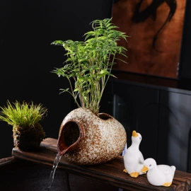 树脂工艺品;流水摆件;紫砂工艺品