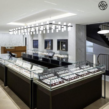 商场奢侈品展示柜手表展柜台玻璃展示柜厂家金属玻璃名表钟表展柜
