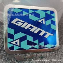 捷安特停车架铭牌自行车金属标贴车标金属logo贴车类彩色金属标