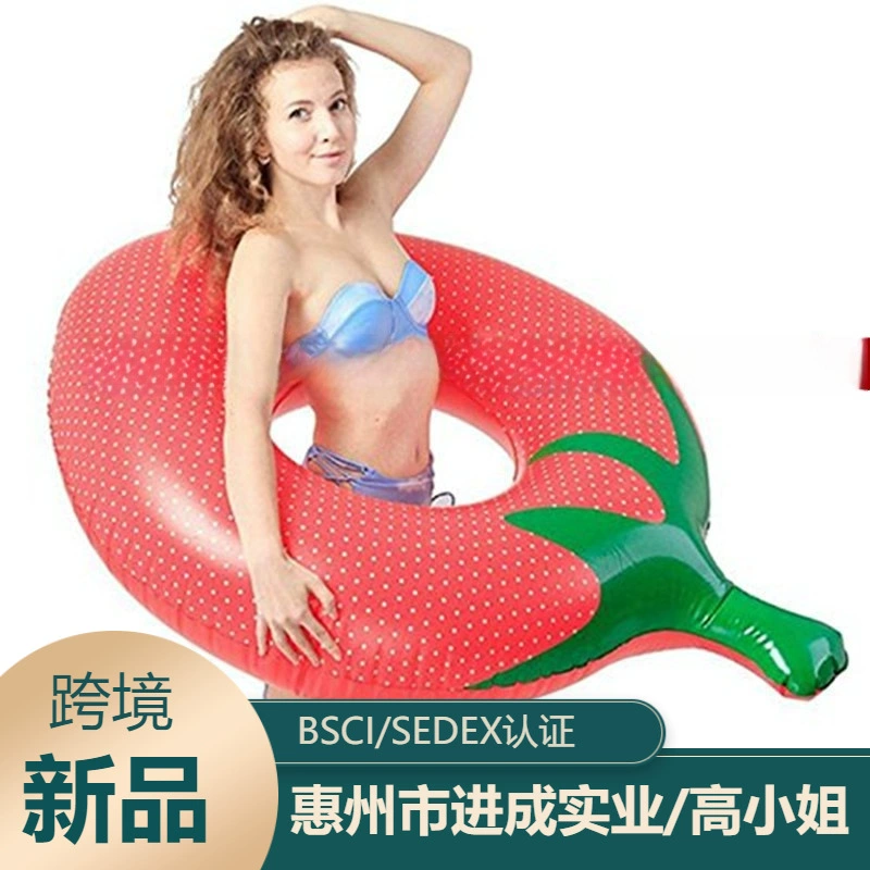 Заводское прямое Надувное клубничное плавательное кольцо утолщенное кольцо для подмышек для взрослых водная игрушка бассейн вода арбуз плавательное кольцо