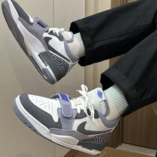 【高品质】AJ312low 低帮白黑紫 男女鞋休闲运动篮球鞋莆田纯原鞋