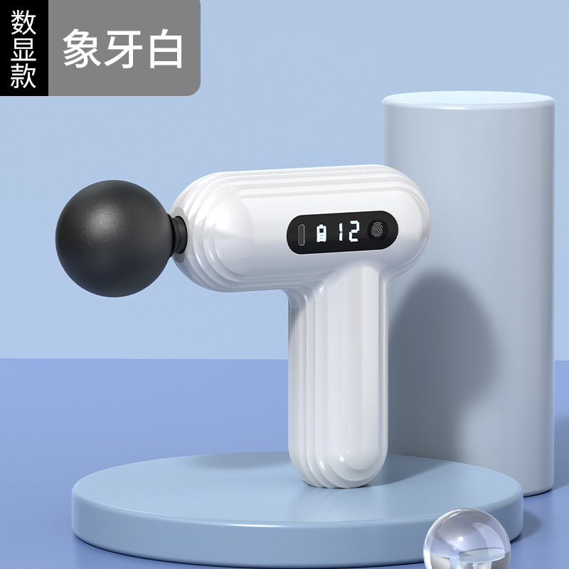 充电式迷你筋膜枪运动瑜伽便携式颈膜按摩枪肌肉放松按摩器筋膜槍|undefined