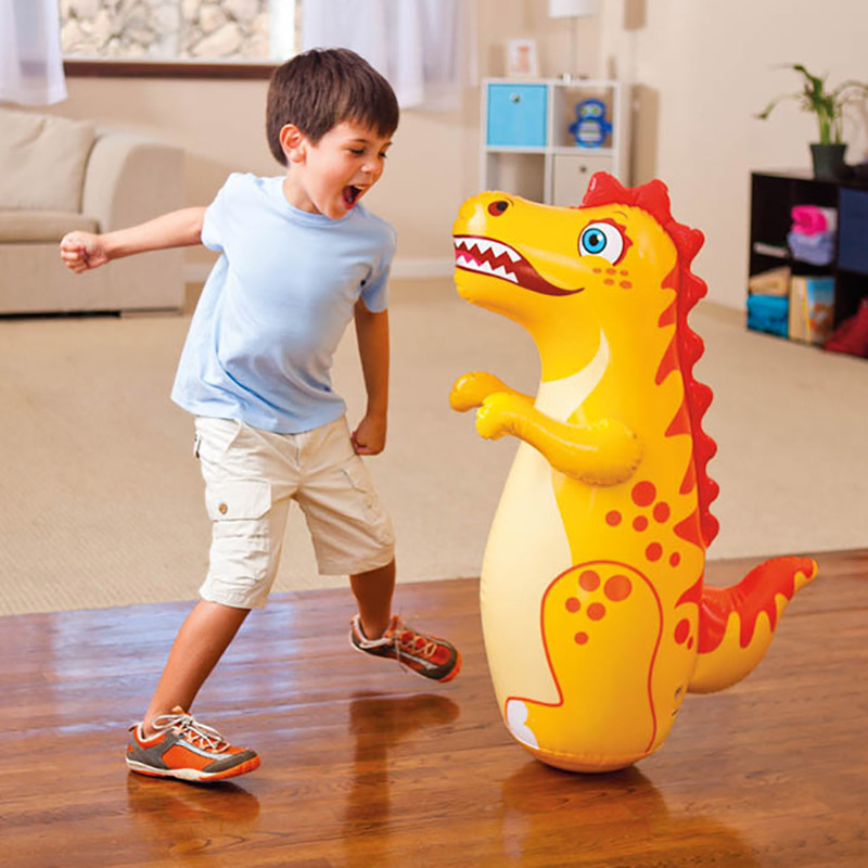 Large tumbler dinosaur dolphin big crocodile inflatable toys cartoon fitness early education boxing kids toys