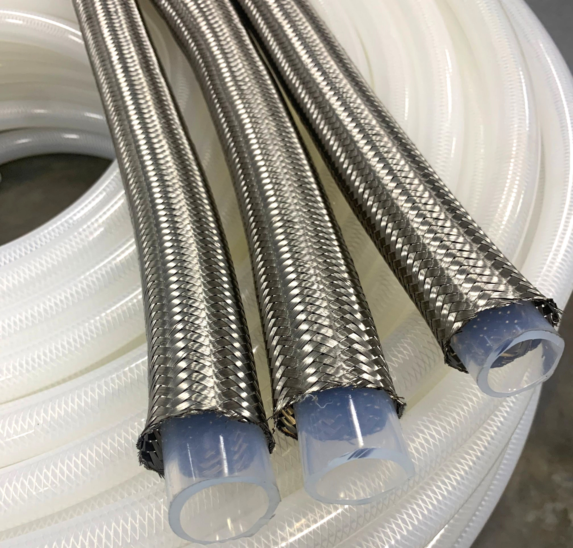 GREATFLEX编织BT20 不锈钢法兰软连接内衬耐酸碱PTFE软管