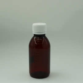 125ml pet 食品级 棕色避光带刻度糖浆瓶口服液体瓶溶液瓶