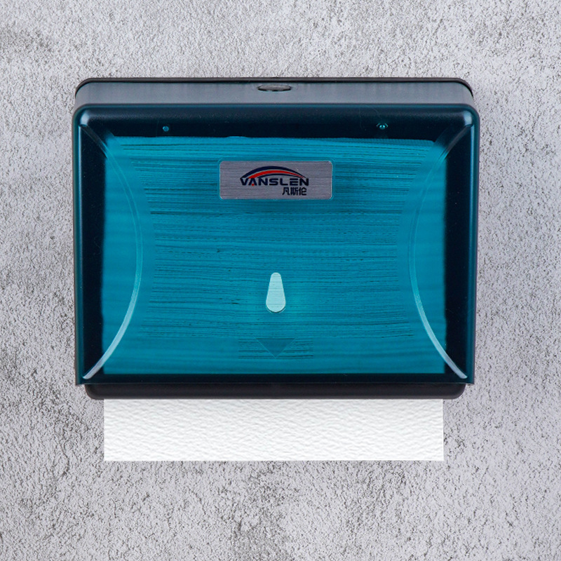 Caja de pañuelos de rollo grande Caja de papel de rollo de hotel Caja de papel de papel de baño de inodoro Caja de papel grande montada en la pared sin perforación