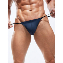 O 21775 Men's High Slit Solid Thong ��ʿ�߲洿ɫ���ֿ�