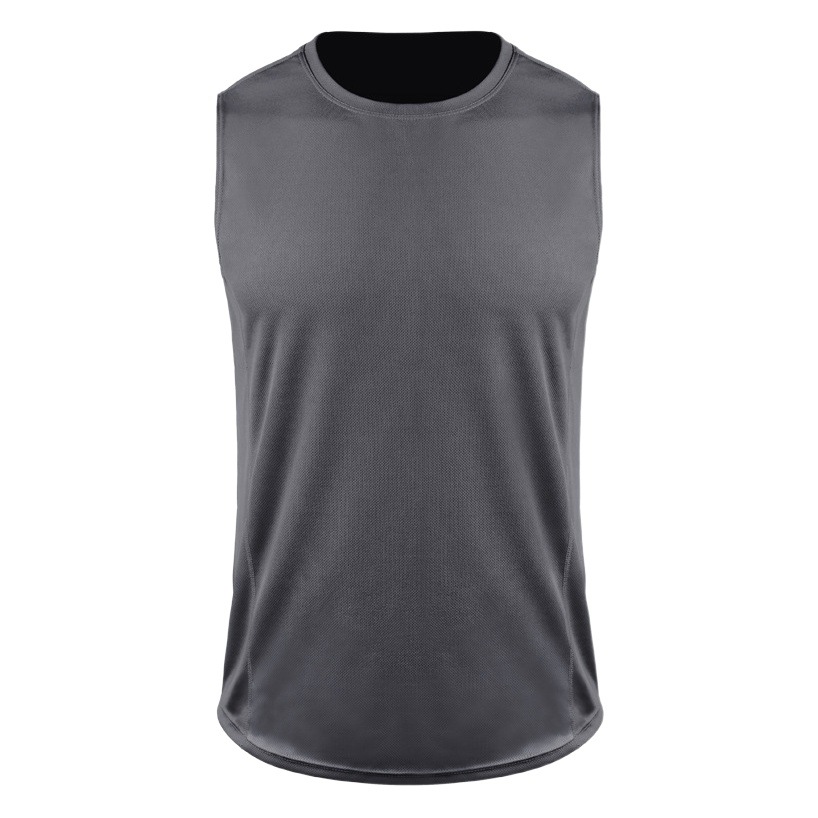 Chaleco sin mangas de los hombres de verano suelta corriendo bádminton fútbol baloncesto fitness ropa deportiva de secado rápido transpirable camiseta