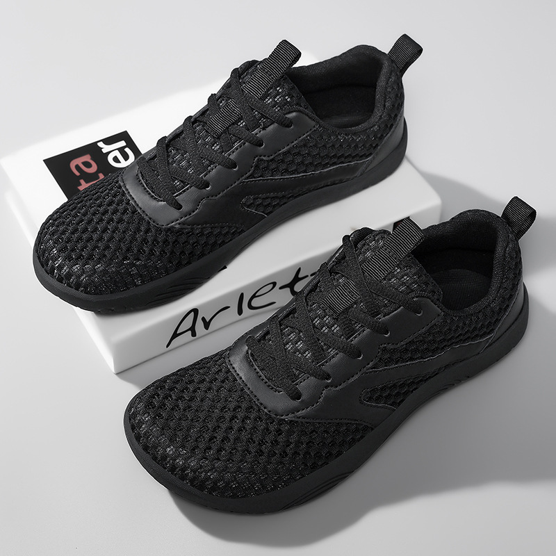 Wide-Fit Men's Shoes with Breathable Perforated Mesh, Extra Wide and Large Size 48, Casual Shoes