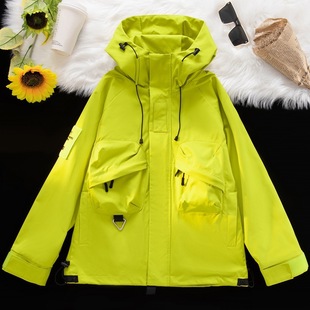 Explosions Outdoor Tooling Style Charge Jacket Coat Men's and Women's Hooded Trendy Brand Japanese All-match Mountain Casual Jacket