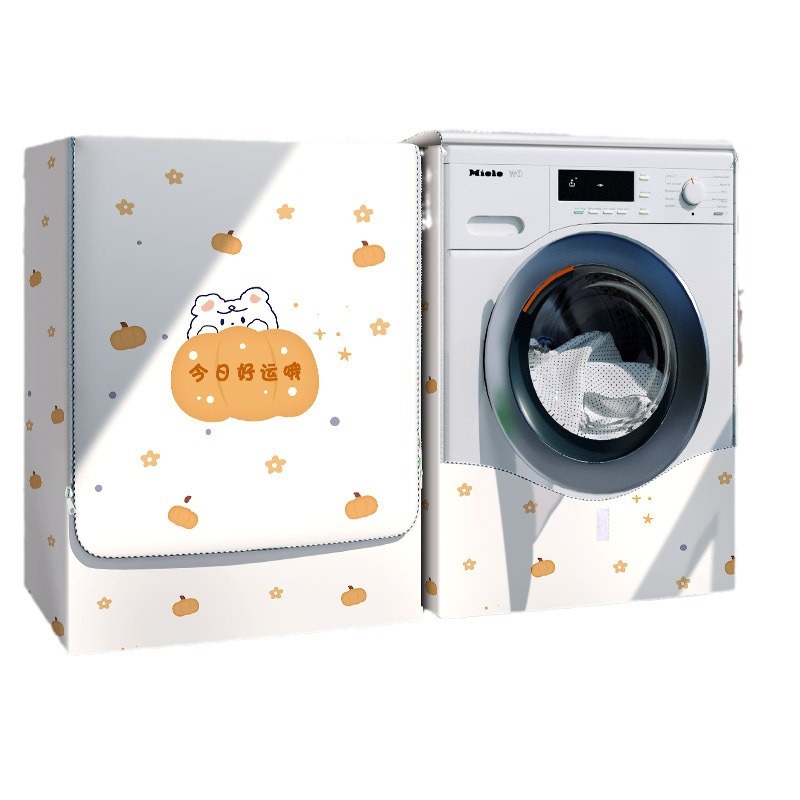 Roller cubierta de la lavadora protector solar impermeable cubierta de polvo de tela 10kg Little Swan Haier Midea Panasonic cubierta universal
