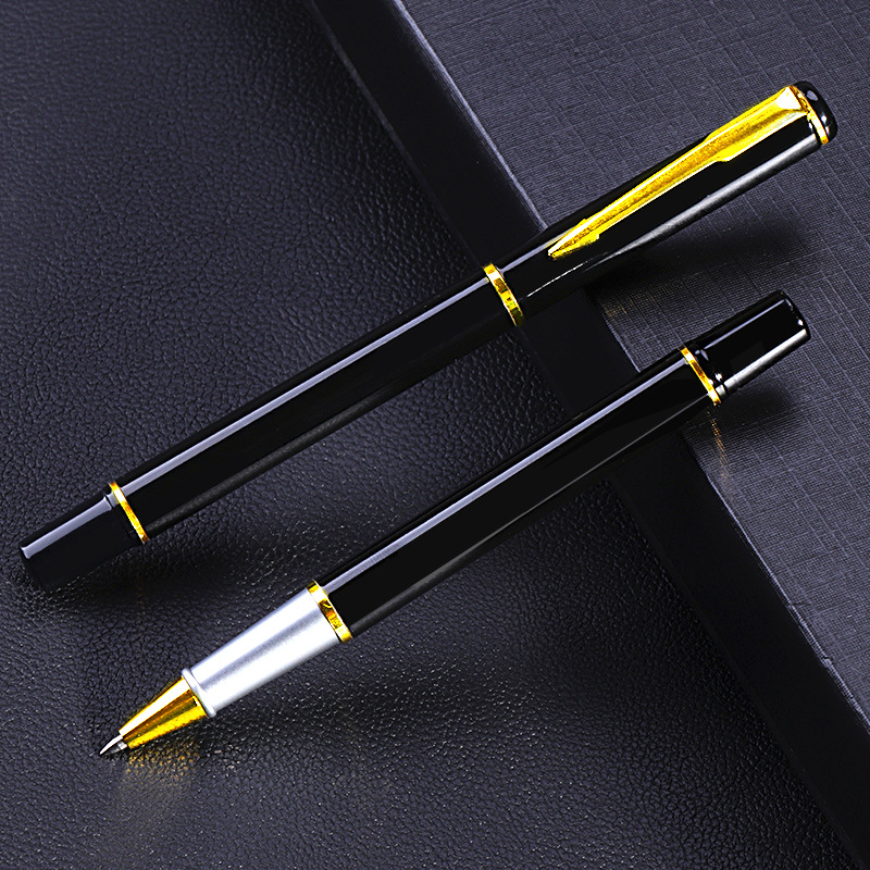 Customized Ballpoint Pen, Business Heavy-Duty Metal Gel Pen, 0.5mm High-End Signature Pen, Corporate and School Gift
