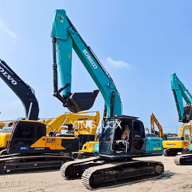 Exportación transfronteriza de KOBELCO Shengang SK200D Excavadora de gran tamaño image 3