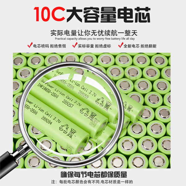 Electric lithium battery