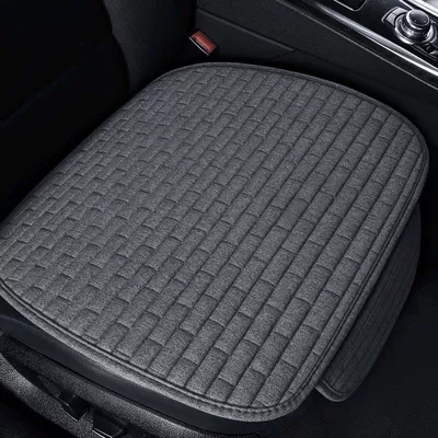 Seat cushion, seat cover Cushion Four-Season Single-Piece Three-Piece Set Free - gray-square-mat