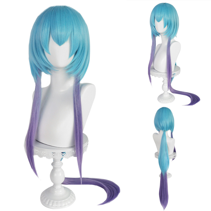 Arknights Shizuki Gradient Color Long Cosplay Anime Wig Shein Amazon Temu Cross-Border E-Commerce Exclusive Supply