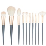 Мягкая кисть, щетка, тональный крем, рассыпчатая пудра, 10 шт