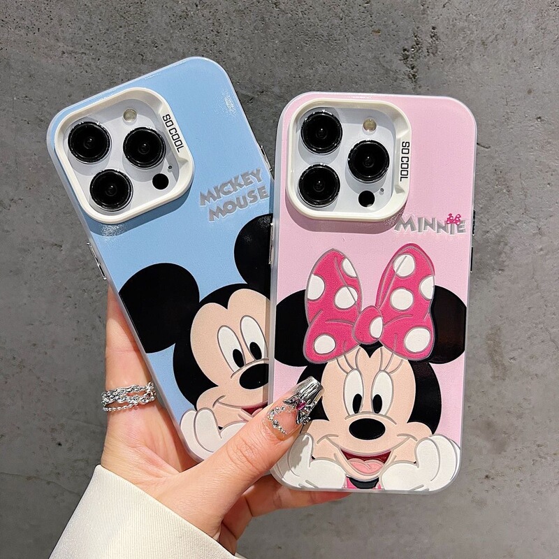 Mickey Minnie for Apple 16promax Mobile Phone Case iPhone15plus Cross-border 14 Couple 13 Cute 12 Mickey Minnie for Apple 16promax Mobile Phone Case iPhone15plus Cross-border 14 Couple 13 Cute 12