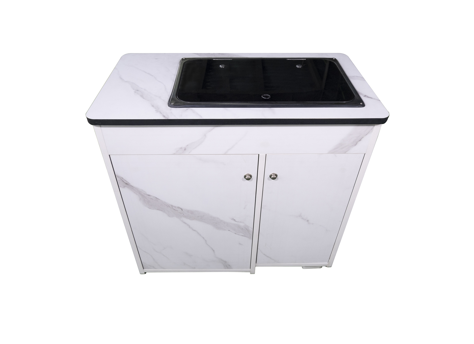 Guangrun genuino tablero de madera ligero con textura de mármol con fregadero, cocina de inducción, cama, coche, XR-M16 de módulo de cocina