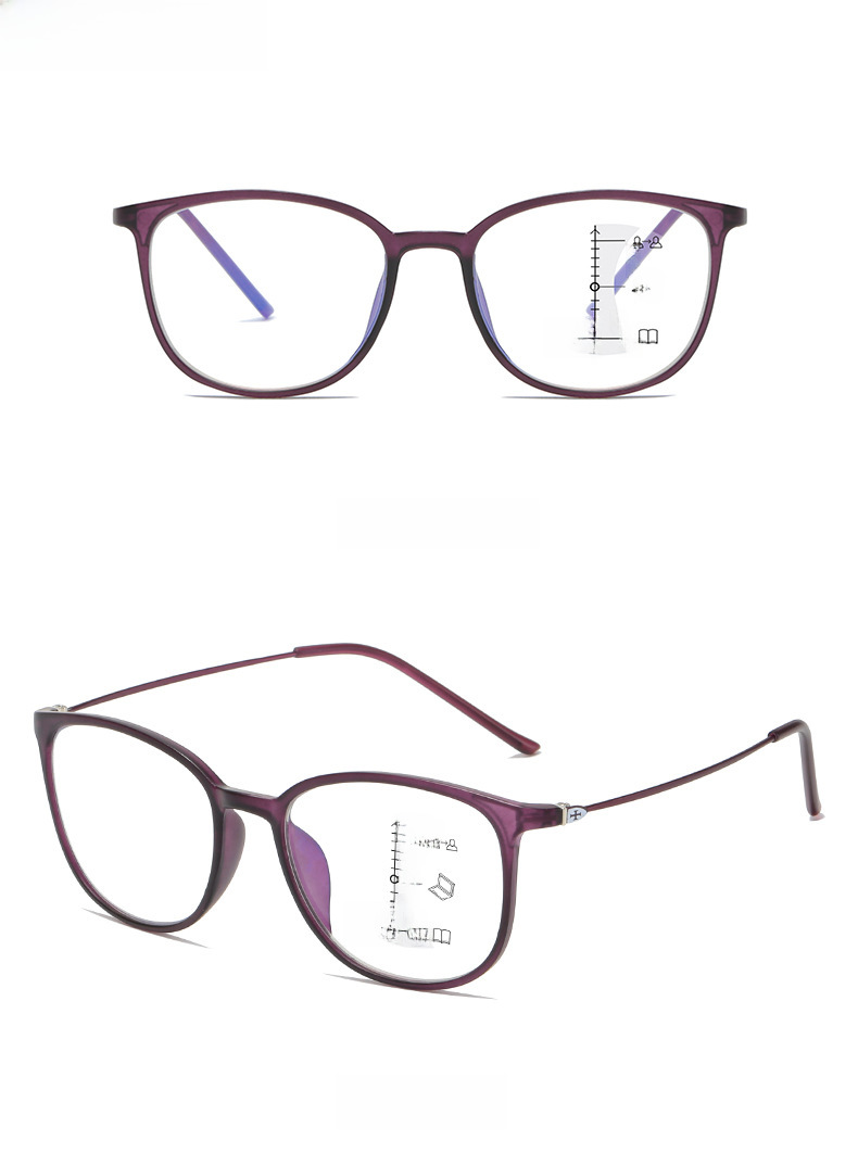 Nouvelles lunettes de presbytie progressives multifocales anti-lumière bleue en gros hommes et femmes lisant des lunettes de presbytie à double usage_voghion.com