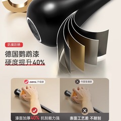 Bathroom cross-border water droplet invisible water faucet ceiling suspended countertop basin faucet embedded full copper face basin faucet