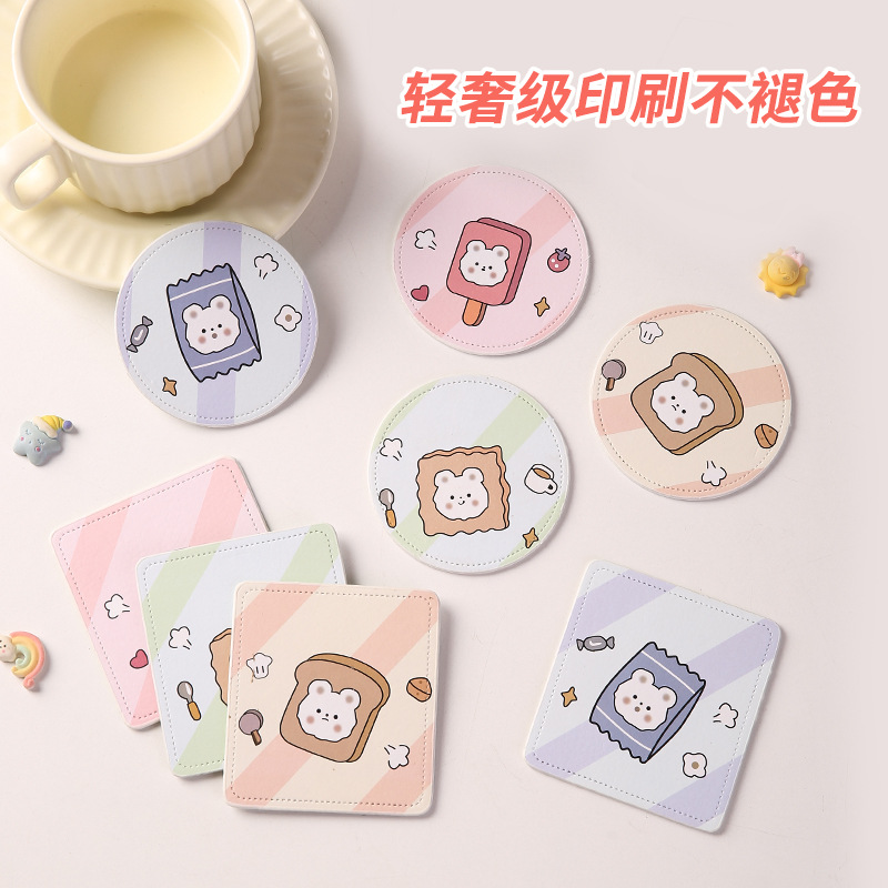 Nueva diversión de bolsillo espejo de maquillaje para niñas espejo portátil pequeño espejo creativo para niños espejo redondo pequeño regalo