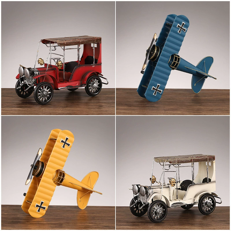 Винный шкаф для гостиной украшения Мотоцикл модель автомобиля высокого уровня ретро-кованого металла украшения