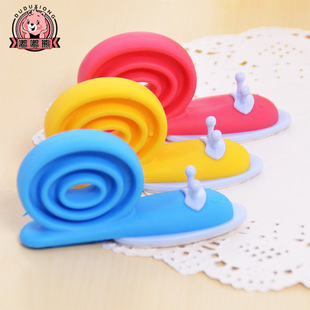 Dudu Bear Baby Plastic Safety Door Card Windproof Door Clip Colorfulful Kidsren's Snail Safety Door Stop Hot Sale
