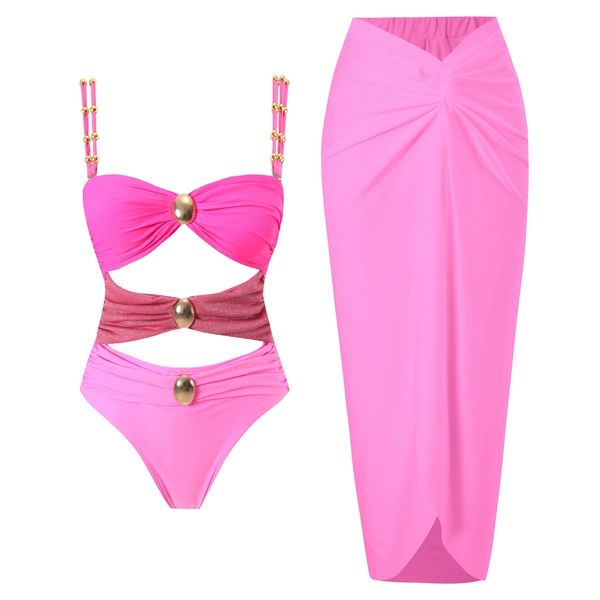 Y332 rose pink suit
