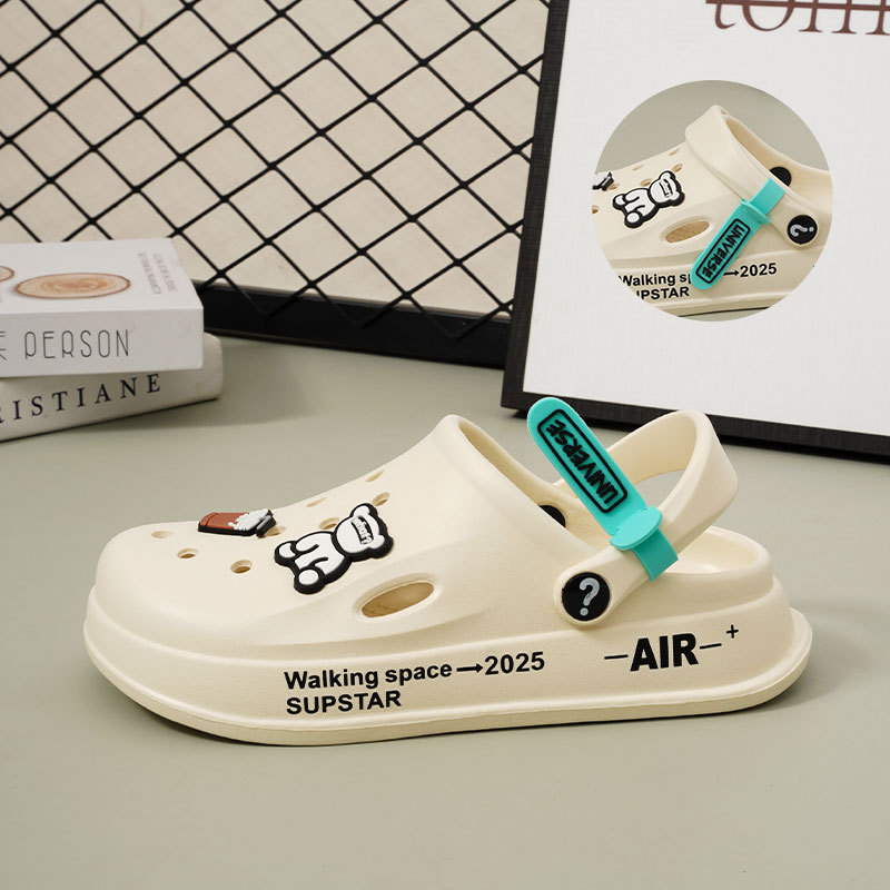 Eva Dong Dong zapatos para mujeres de verano nuevos estudiantes coreanos vestidos de enfermería bolsa suave antideslizante zapatillas de playa al por mayor