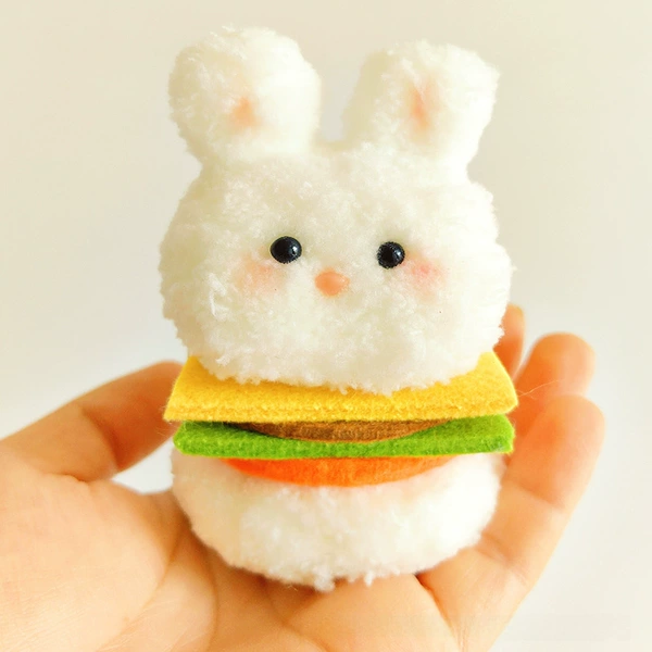 Rabbit Hamburger Material Pack (materials are shown in the picture)