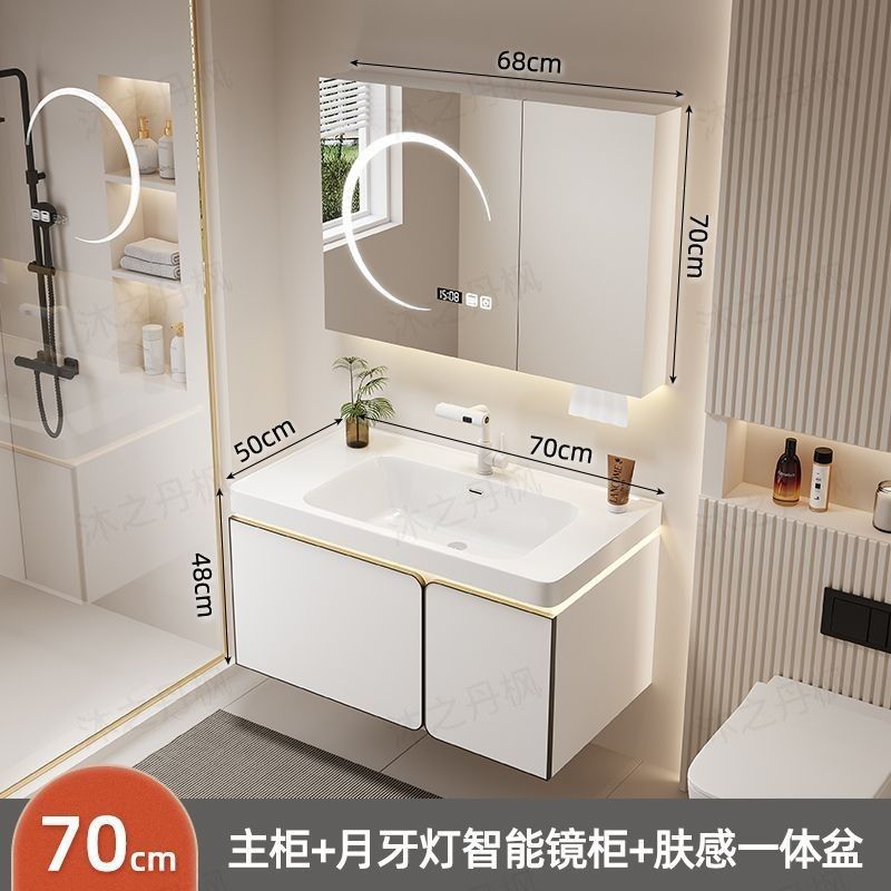 25 años de luz de la luna blanca nueva bañera de cerámica gabinete de baño combinado lavabo de cerámica lavabo gabinete de baño