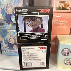 【正規品】名探偵コナン タイムトラベルシリーズ スクエア缶バッジ