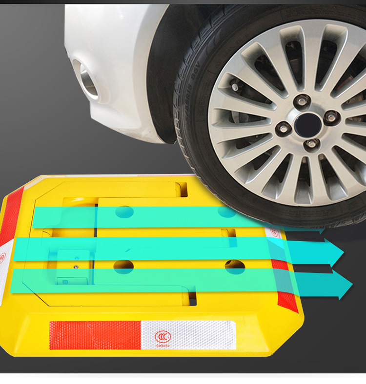 Parking space lock, thickened anti-collision parking post, car garage anti-occupation blocker, no drilling required, other