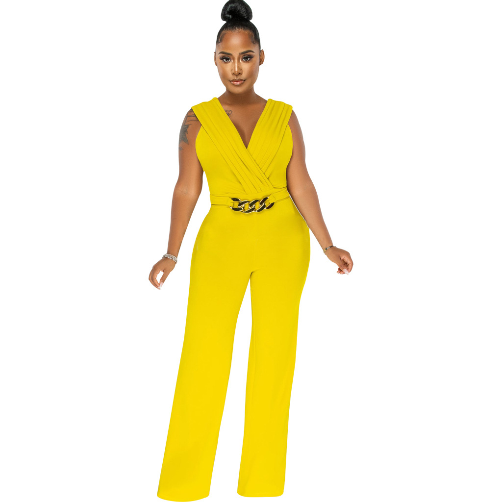 Women's Casual Daily Bodysuits Casual Streetwear Geometric Full Length Jumpsuits display picture 7