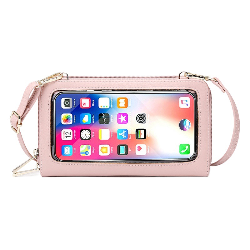 Cross-border Touch Screen Mobile Phone Bag Crossbody Small Bag 2023 New RFID Anti-theft Brush Wallet Women's Long All-match Women's Bag