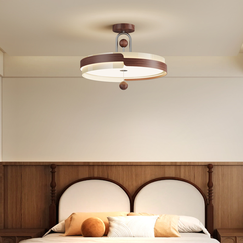 Araña de dormitorio de estilo antiguo francés, estilo crema de alta calidad, barra de estudio ajustable, lámpara de protección ocular de espectro completo