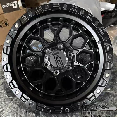 Hub – Tank 300 Off-Road Wheels - 17x9j-light-green-70442-matte-black-inner-anti-falling