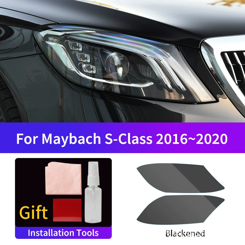 Применимая Защитная пленка для фар Mercedes-Benz Прозрачная пленка для ламп из ТПУ почерненная пленка для задних фонарей A/C/E/GLC класс изменение цвета фар