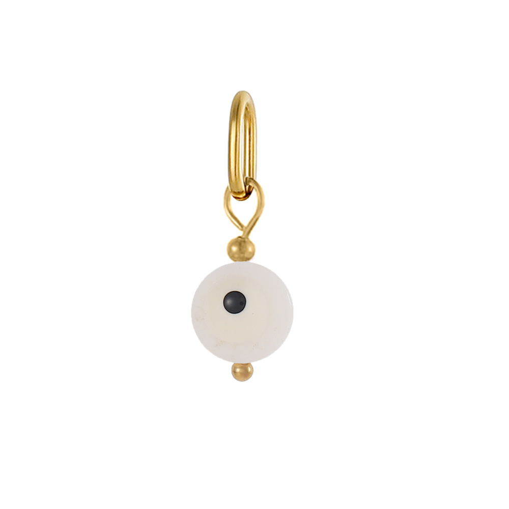 2g Weight Pendant Jewelry Making Type DIY Ornament Accessories Classification 1 Piece Quantity 304 Stainless Steel Material Devil's Eye Pattern All Seasons Season Polished Finish Plating Design Simple Style, Classic Style Style 1 Piece 304 Stainless Steel Devil's Eye Polished Pendant DIY Ornament Accessories 4