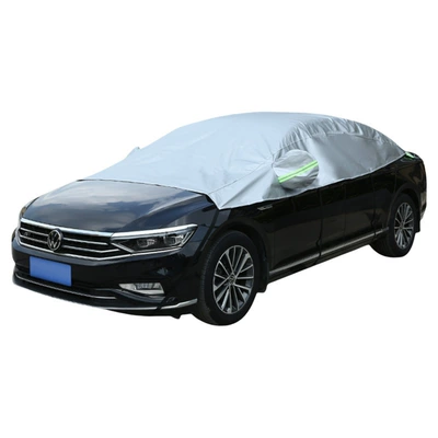 Car snow shield, Car Half Cover, Car Cover, Sunshade - default-item-oxford-gray-thickened-and-durable-model-for-three-box-vehicles-only-please-note-the-model-when-placing-an-order