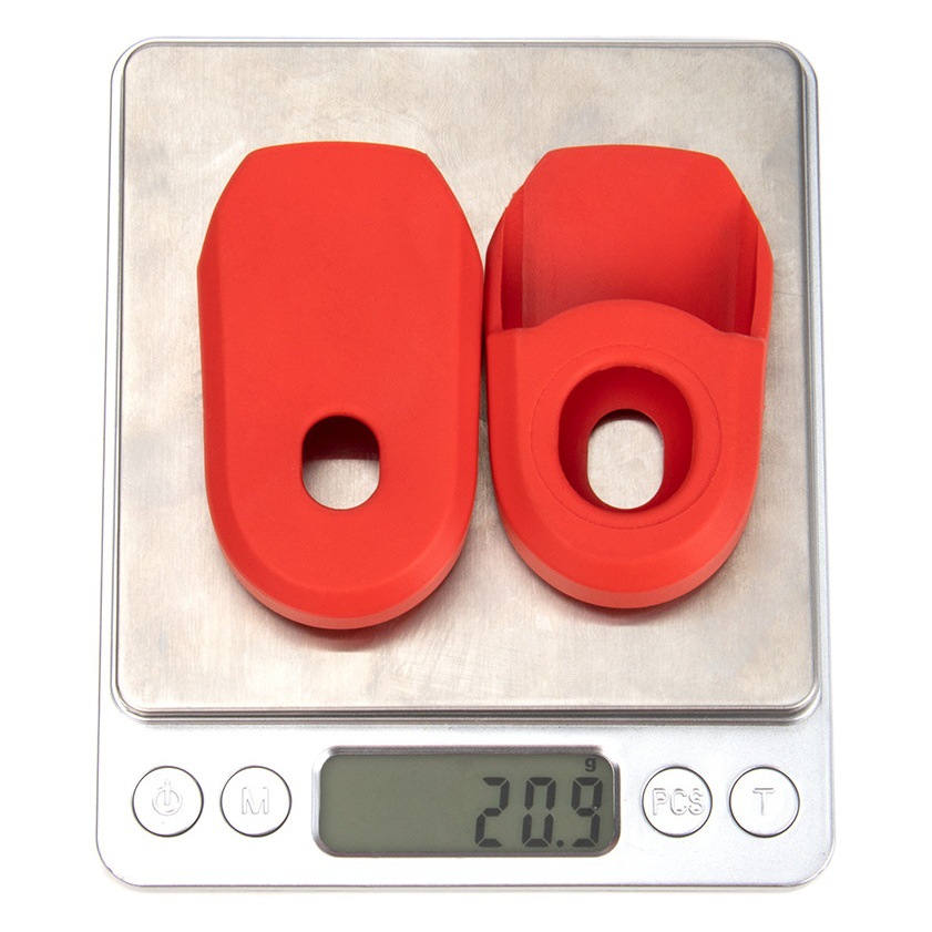 Viaron bicicleta manivela cubierta protectora bicicleta de montaña diente placa manivela cubierta resistente a los arañazos cubierta de silicona accesorios para bicicletas