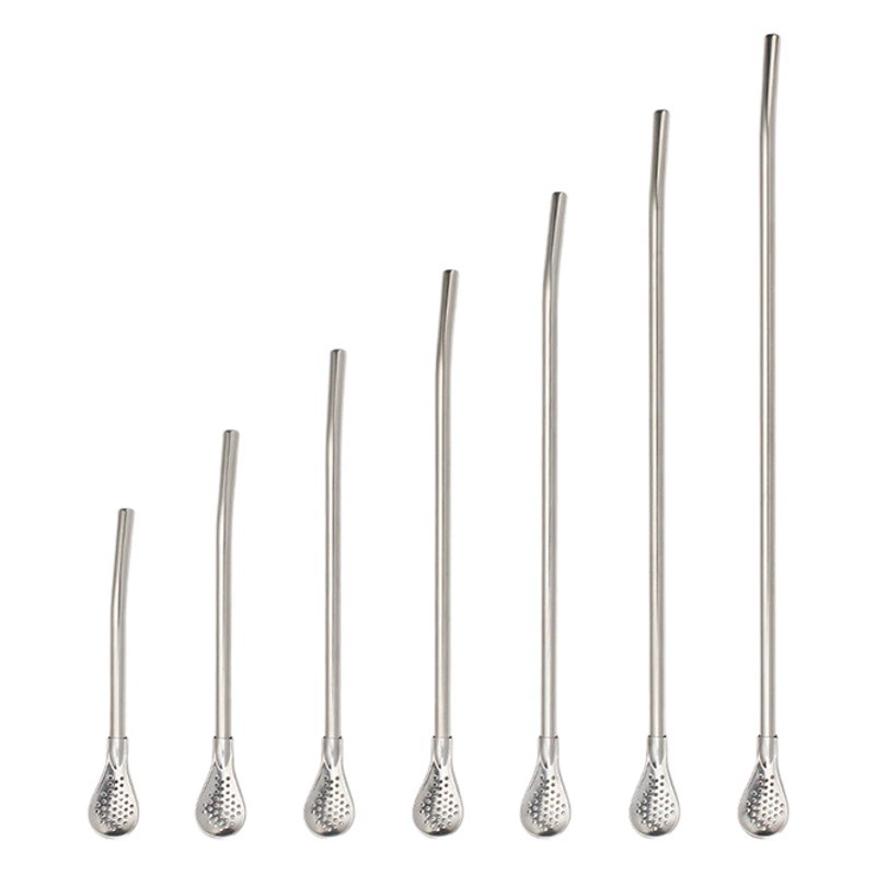 Трансграничная автомобильная чашка соломка набор ложки для чая Маре кофе фильтр 304 соломки из нержавеющей стали Съемная ложка