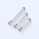 Flat head hexagon lock rivet plywood screw carbon steel nickel plated diameter 6 M5 furniture butt screw