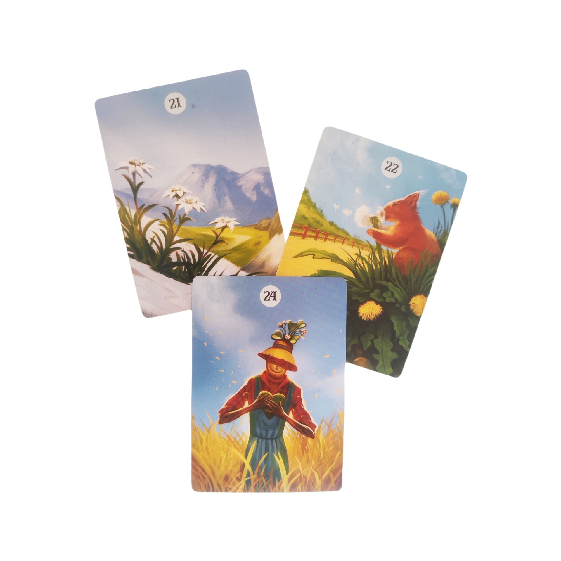 Herbal Plant Oracle Deck Lenormand Board Game Cards English_voghion.com