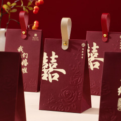 喜糖箱高級感2025新型結婚糖箱中国式結婚式婚約喜糖包装箱お土産